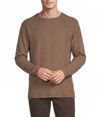 Rowm Big & Tall Solid Ribbed T-Shirt