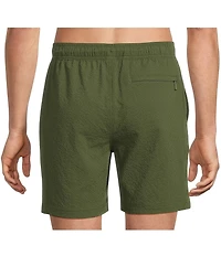 Rowm Day Dipper 6#double; Solid Seersucker Swim Trunks