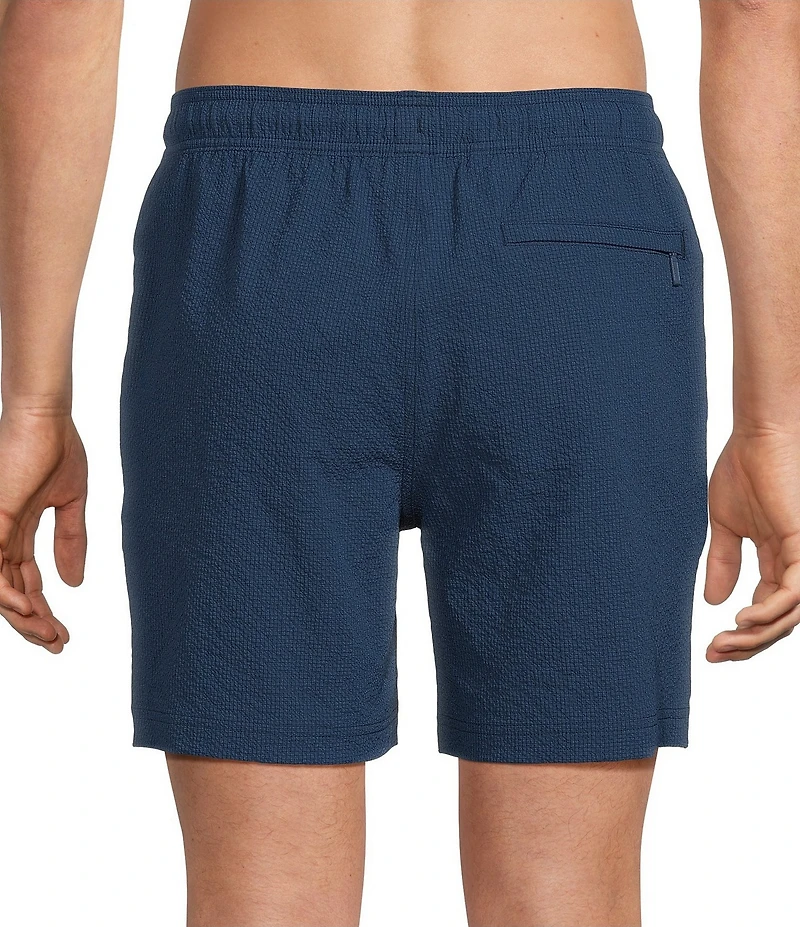 Rowm Day Dipper 6#double; Solid Seersucker Swim Trunks