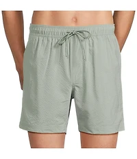 Rowm Daydipper 6#double; Solid Seersucker Swim Trunks