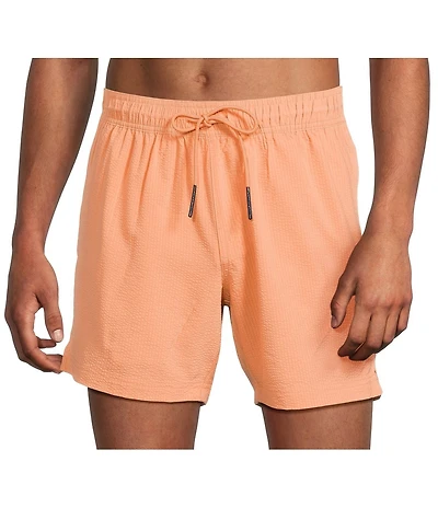 Rowm Daydipper 6#double; Solid Seersucker Swim Trunks