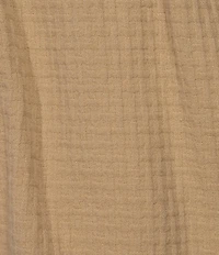 Rowm Drawstring Garment Dyed Solid Texture 7#double; Inseam Shorts