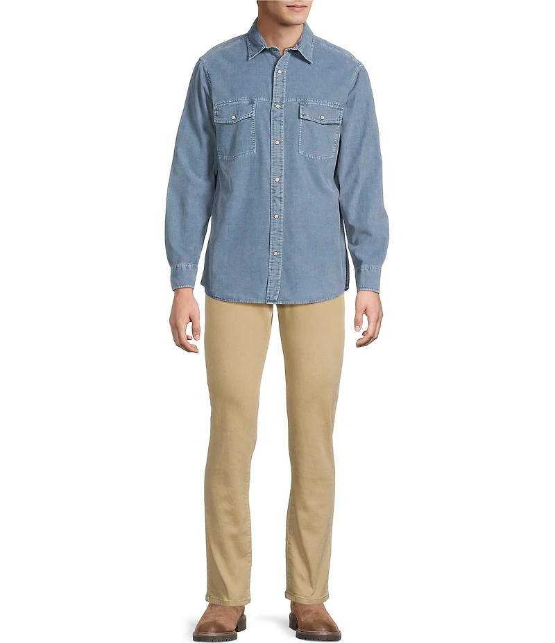 Rowm Flat Front 5-Pocket Pants