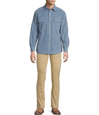 Rowm Flat Front 5-Pocket Pants