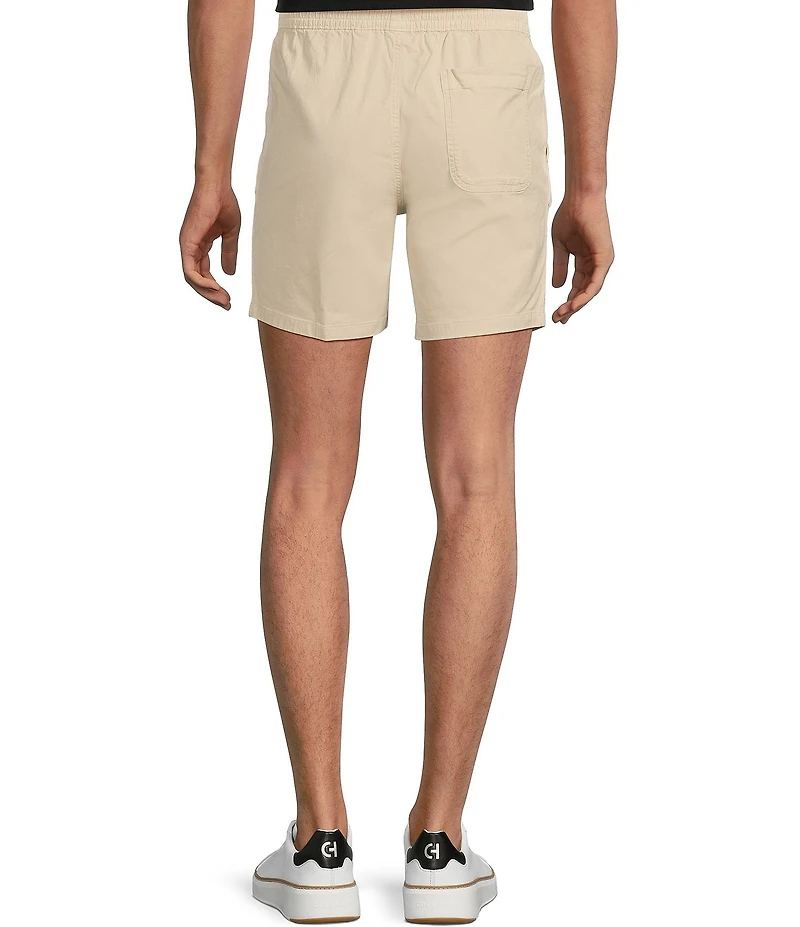 Rowm Flat Front Solid 7#double; Inseam Shorts