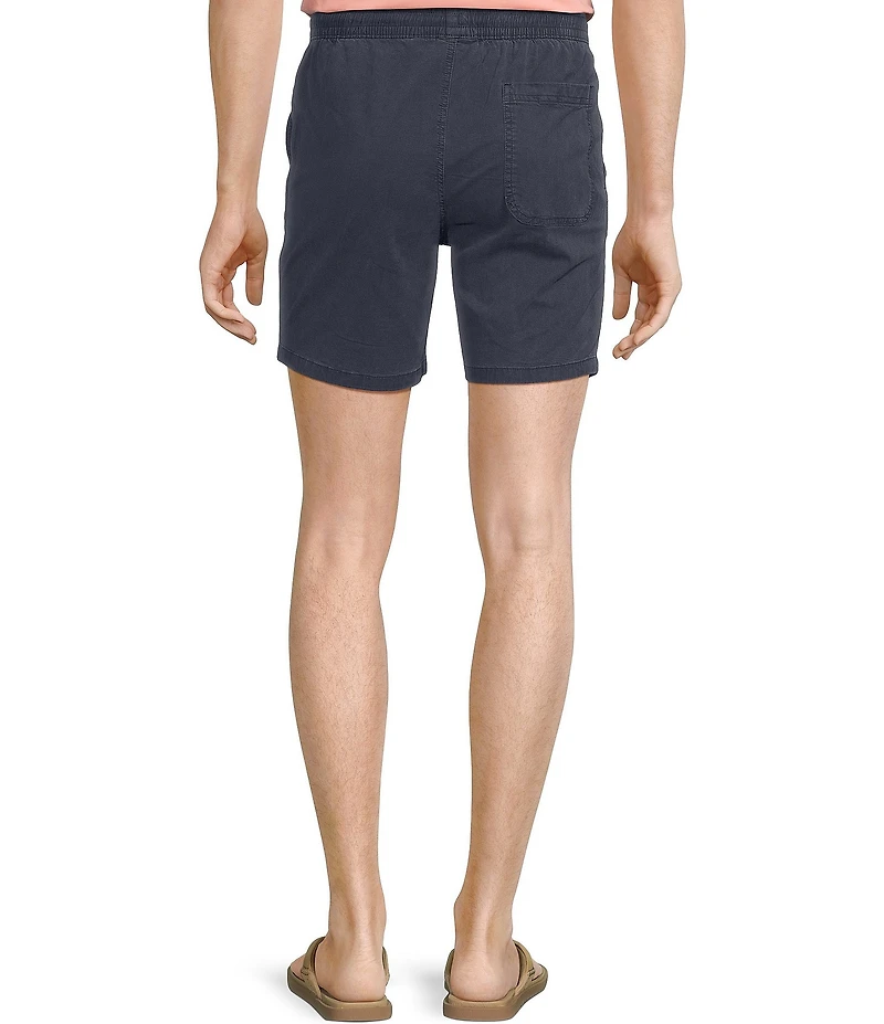 Rowm Flat Front Solid 7#double; Inseam Shorts