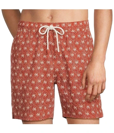 Rowm Geo Floral 6#double; Swim Trunks