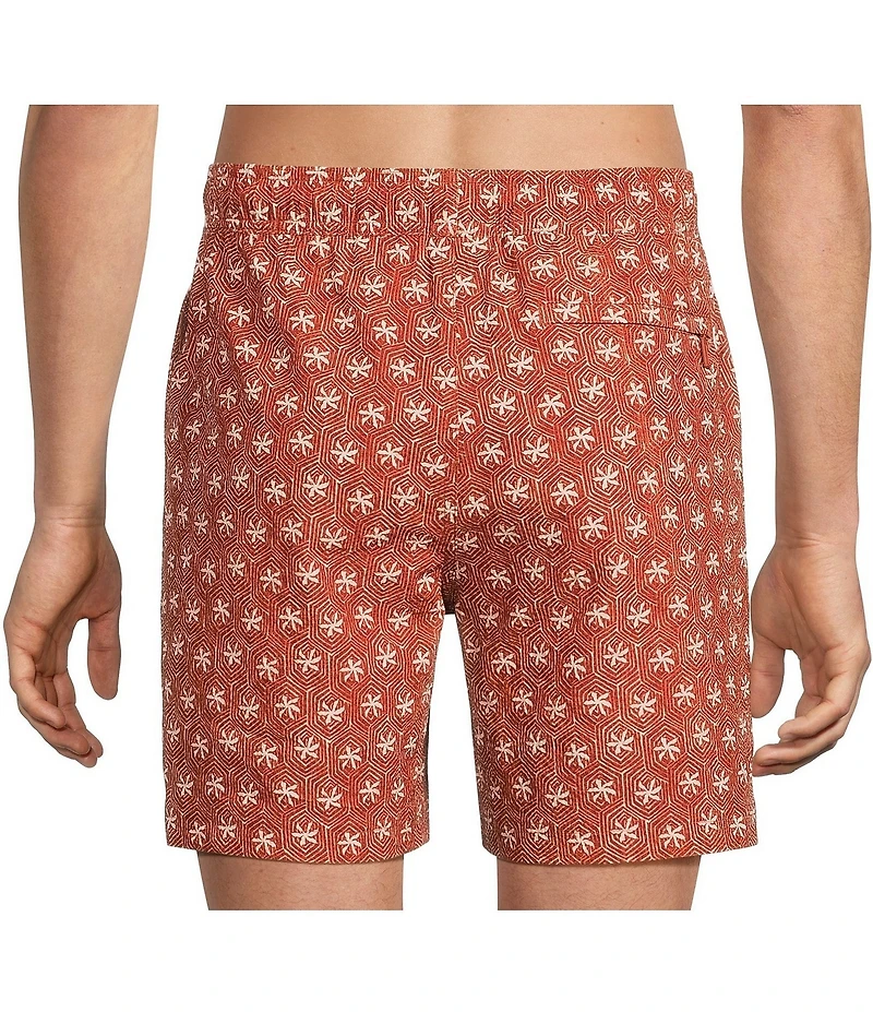 Rowm Geo Floral 6#double; Swim Trunks