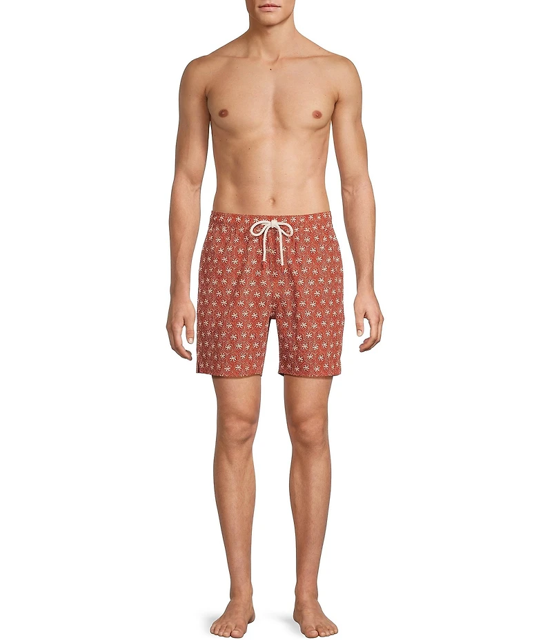 Rowm Geo Floral 6#double; Swim Trunks
