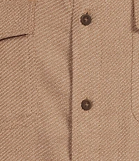 Rowm Long Sleeve 2 Pocket Jaspe Textured Button-Down Sport Shirt