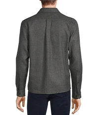 Rowm Long Sleeve 2 Pocket Jaspe Textured Button-Down Sport Shirt