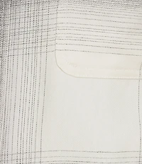 Rowm Long Sleeve 2 Pocket Jaspe Ombre Plaid Button Down Sport Shirt