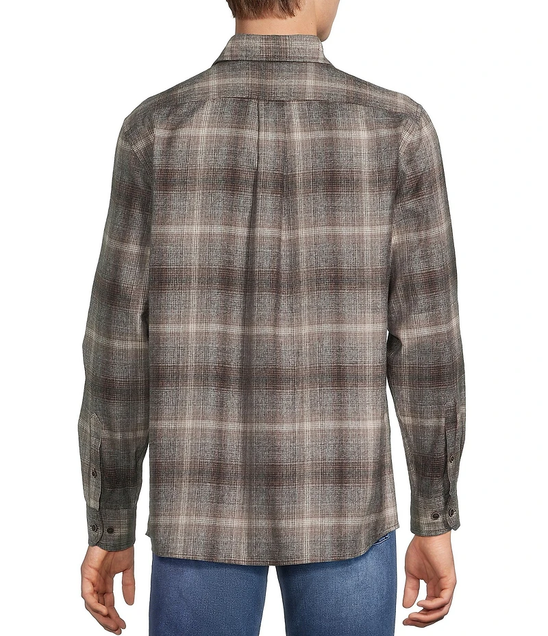 Rowm Long Sleeve 2 Pocket Jasper Plaid Button Down Sport Shirt