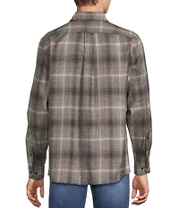 Rowm Long Sleeve 2 Pocket Jasper Plaid Button Down Sport Shirt