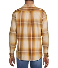 Rowm Long Sleeve 2 Pocket Jasper Plaid Button Down Sport Shirt