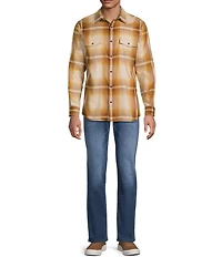 Rowm Long Sleeve 2 Pocket Jasper Plaid Button Down Sport Shirt