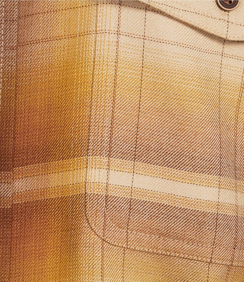 Rowm Long Sleeve 2 Pocket Jasper Plaid Button Down Sport Shirt