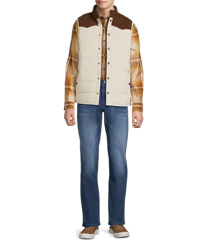 Rowm Long Sleeve 2 Pocket Jasper Plaid Button Down Sport Shirt