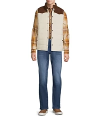 Rowm Long Sleeve 2 Pocket Jasper Plaid Button Down Sport Shirt