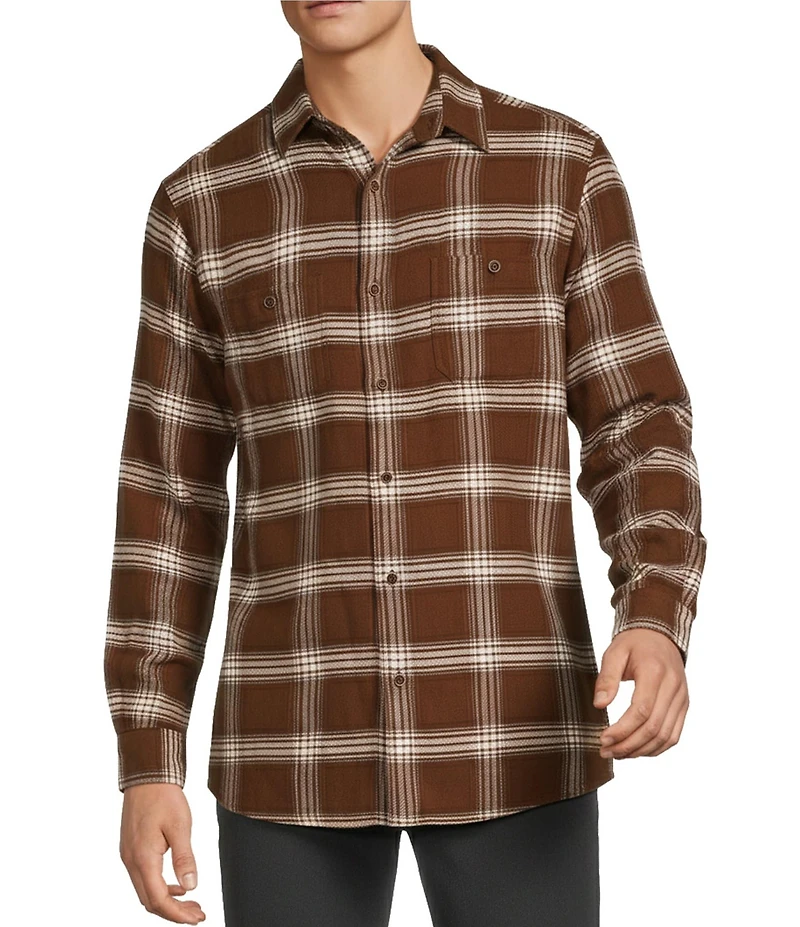 Rowm Medium Plaid Print Sport Shirt
