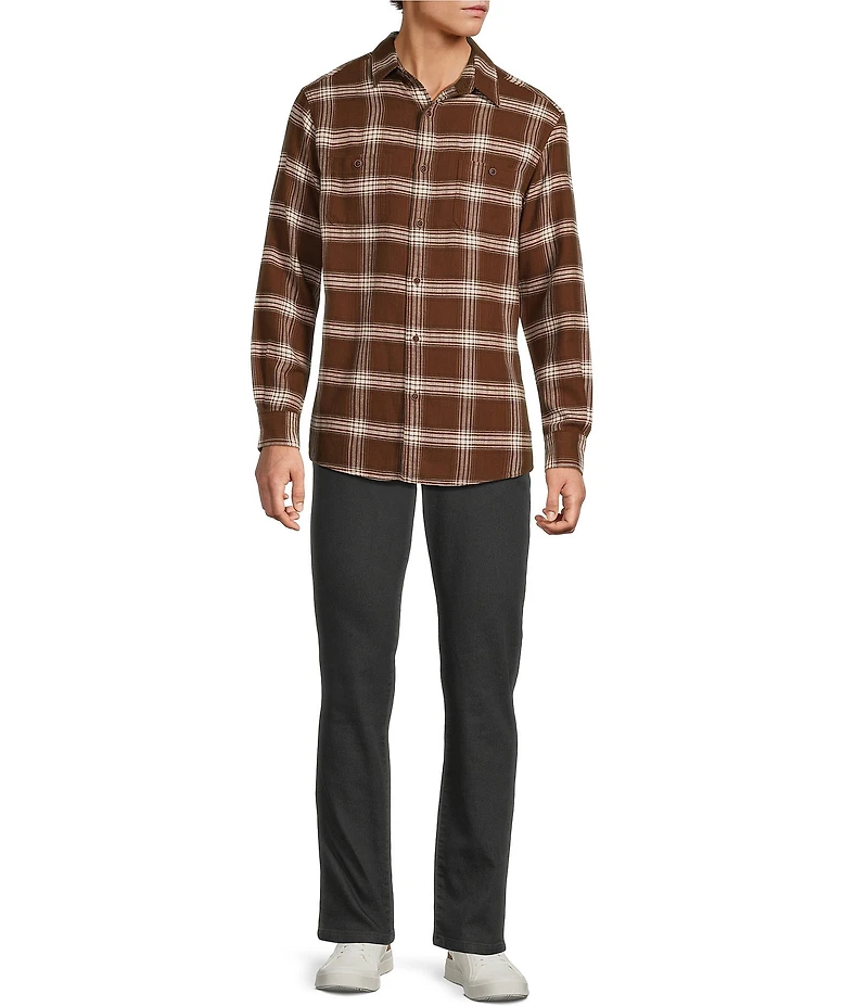 Rowm Medium Plaid Print Sport Shirt