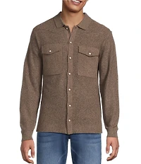 Rowm Long Sleeve Button Front Sweater