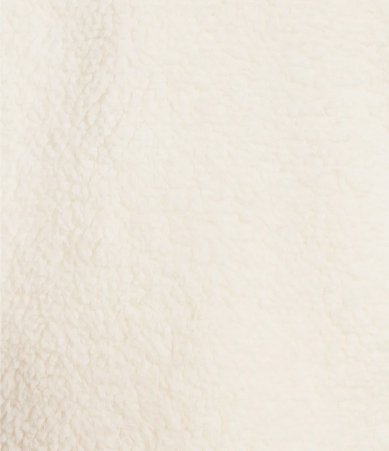 Rowm Long Sleeve Embroidered Fleece Quarter Zip