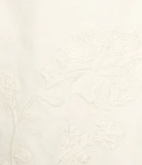 Rowm Long Sleeve Embroidered Shirt Jacket