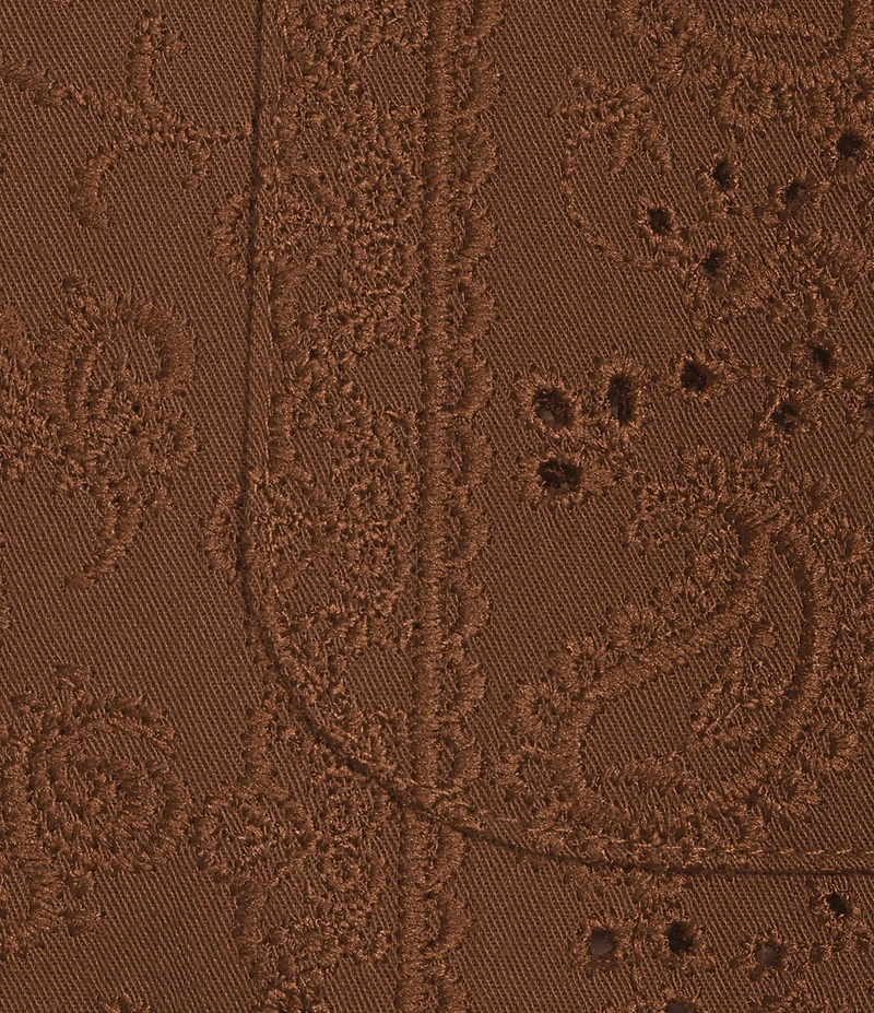 Rowm Long Sleeve Embroidered Shirt Jacket