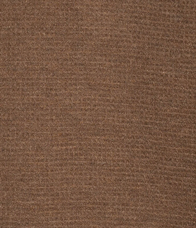 Rowm Long Sleeve Garment Washed Solid Waffle Henley Shirt