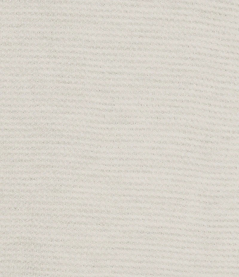 Rowm Long Sleeve Garment Washed Solid Waffle Henley Shirt