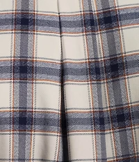 Rowm Long Sleeve Jaspe Medium Plaid Button Down Shirt