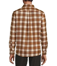 Rowm Long Sleeve Jaspe Small Buffalo Plaid Button Down Shirt