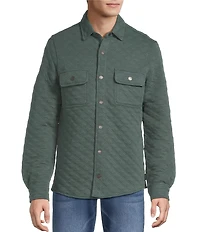 Rowm Long Sleeve Quilted Shirt Jacket