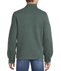 Rowm Long Sleeve Quilted Shirt Jacket