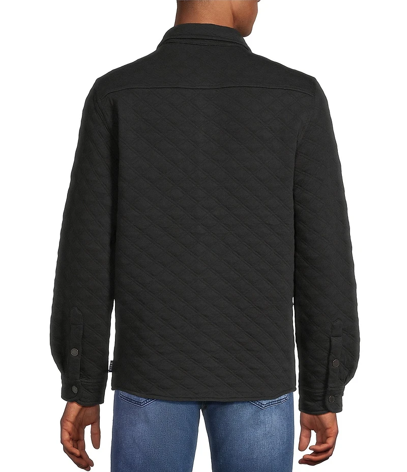 Rowm Long Sleeve Quilted Shirt Jacket