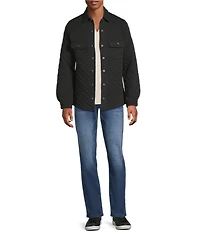 Rowm Long Sleeve Quilted Shirt Jacket