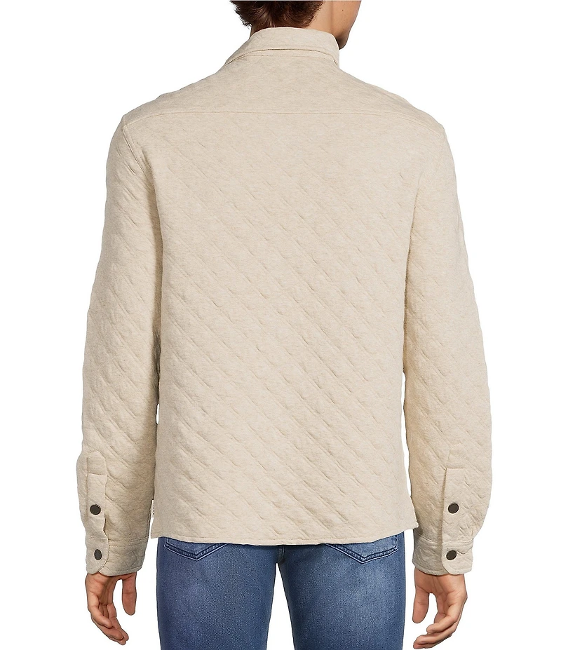 Rowm Long Sleeve Quilted Shirt Jacket