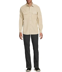 Rowm Long Sleeve Solid Cord Shirt