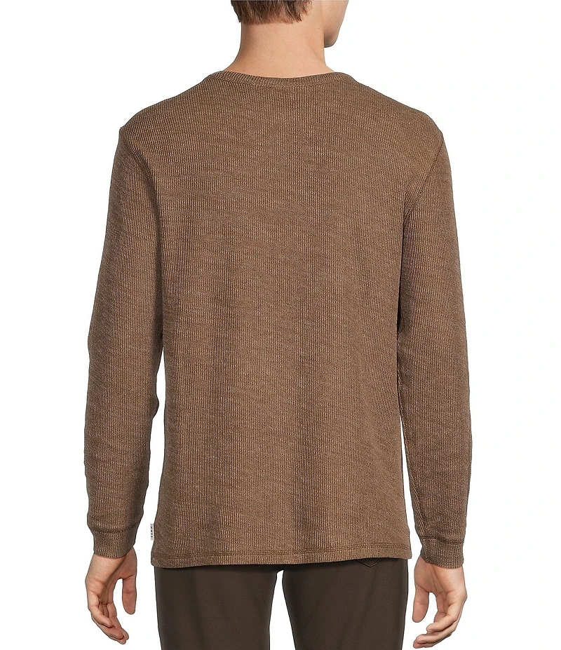 Rowm Long Sleeve Solid Ribbed T-Shirt