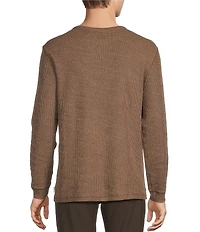 Rowm Long Sleeve Solid Ribbed T-Shirt