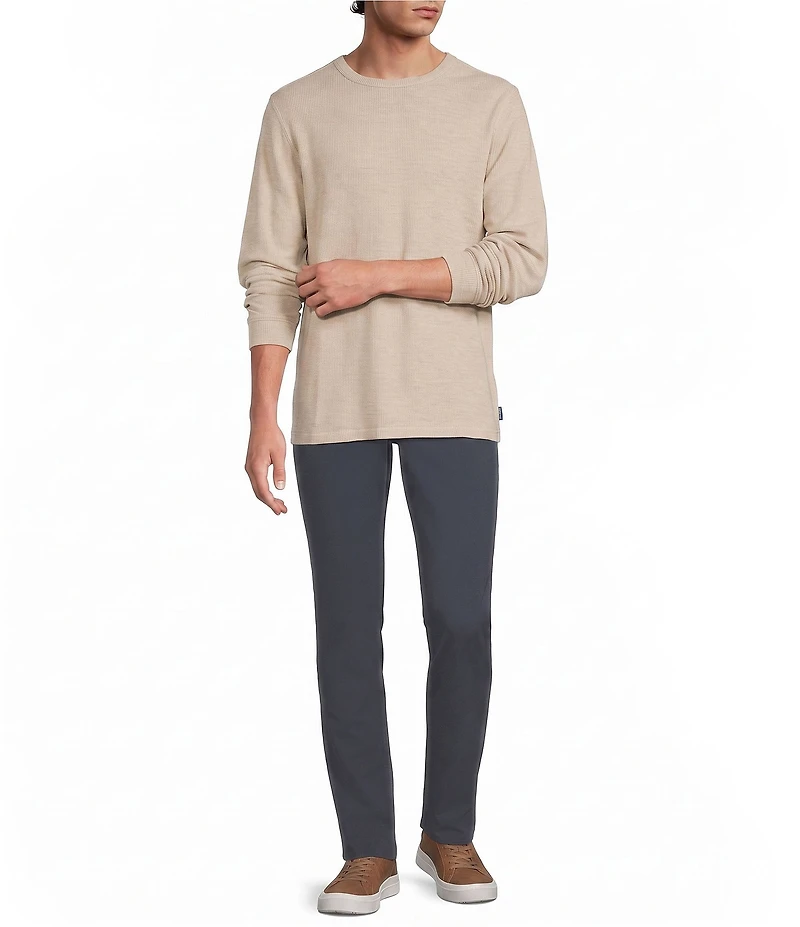 Rowm Long Sleeve Solid Ribbed T-Shirt