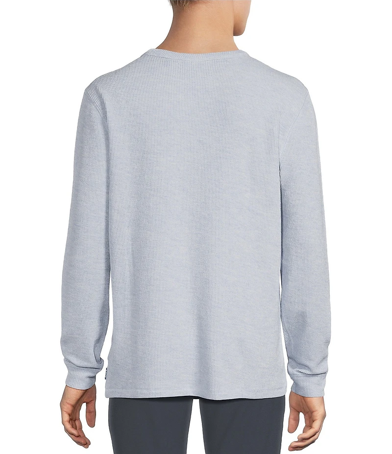 Rowm Long Sleeve Solid Ribbed T-Shirt
