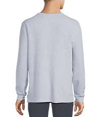 Rowm Long Sleeve Solid Ribbed T-Shirt