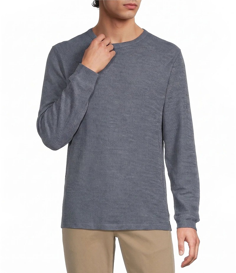 Rowm Long Sleeve Solid Ribbed T-Shirt