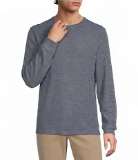 Rowm Long Sleeve Solid Ribbed T-Shirt