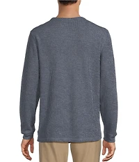 Rowm Long Sleeve Solid Ribbed T-Shirt