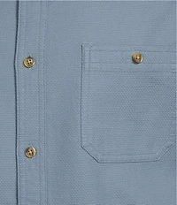 Rowm Long Sleeve Solid Textured Woven Shirt
