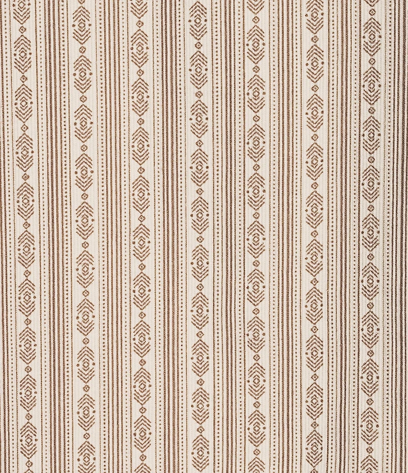 Rowm Long Sleeve Stripe Print Cord Shirt