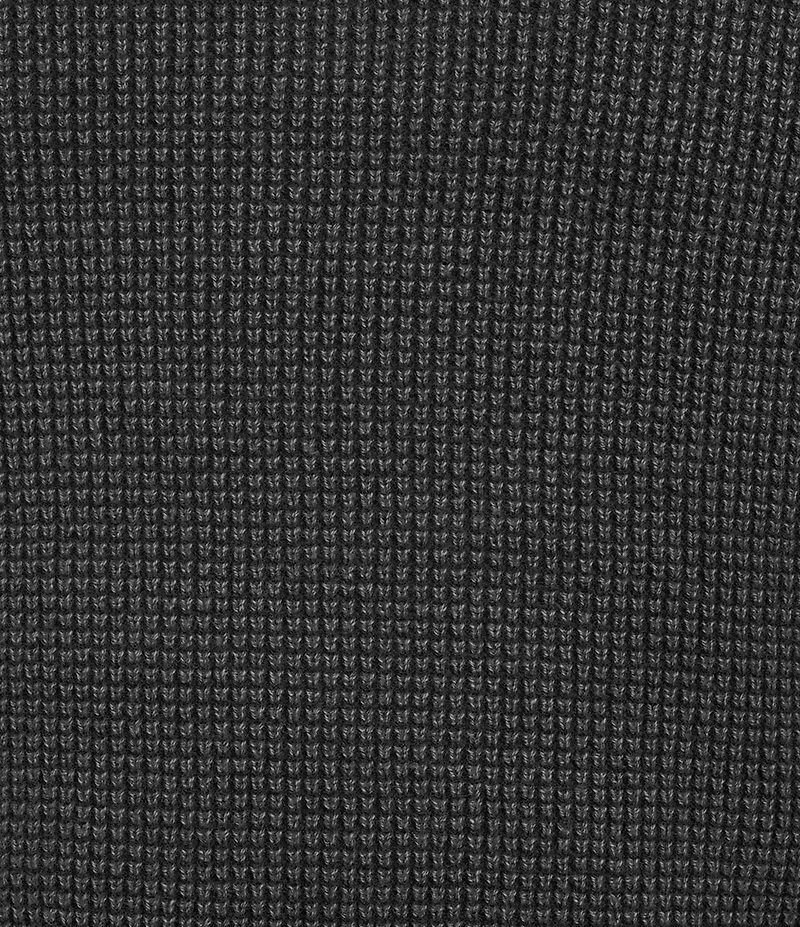 Rowm Long Sleeve Waffle Crew Neck Sweater